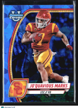 2024 Bowman University Chrome - #102 Jo'Quavious Marks (RC) Sapphire