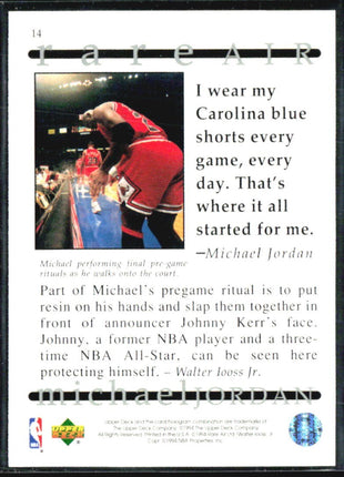 1994 Upper Deck Michael Jordan Rare Air Tribute Set - Michael Jordan #14