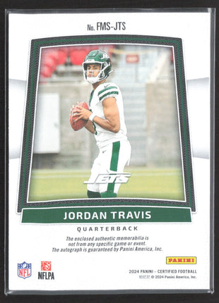 2024 Certified Freshman Fabric Mirror Jordan Travis #FMS-JTS /299 Rc Jersey Auto