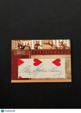 2010 Alex Wojciechowicz Donruss Classic Cuts Cut Auto /43 Lions Hof