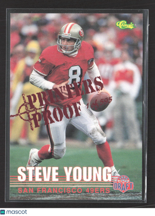 1995 Classic NFL Draft - Steve Young #108 Printers Proof /595