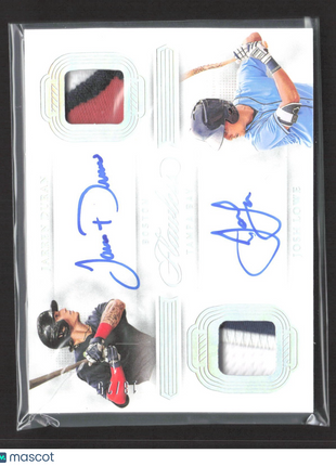 2022 Panini Flawless Dual Auto Patch Jarren Duran Josh Lowe #DSP-8 /25