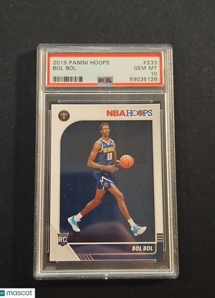 2019-20 Bol Bol NBA Hoops Rc Rookie #233 Psa 10