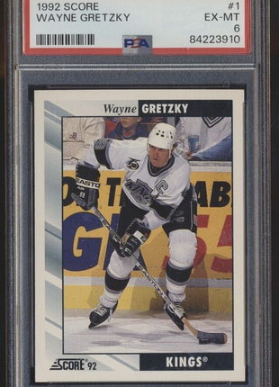 1992-93 SCORE PSA 9 WAYNE GRETZKY KINGS