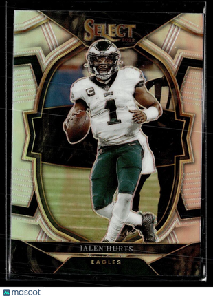 2022 SELECT SILVER HOLO CONCOURSE JALEN HURTS EAGLES