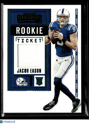 2020 CONTENDERS ROOKIE TICKET JERSEY RELIC JACOB EASON COLTS