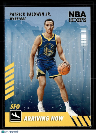 2022-23 NBA HOOPS WINTER ARRIVING NOW 28 Patrick Baldwin Jr. Warriors
