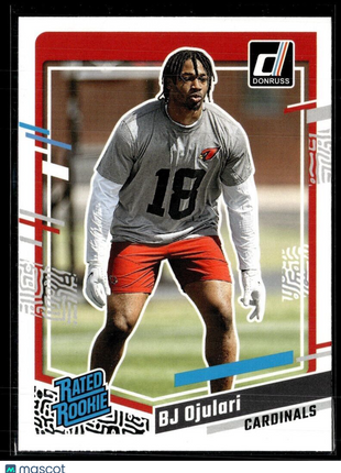 2023 DONRUSS RATED ROOKIE 301 BJ Ojulari - Arizona Cardinals