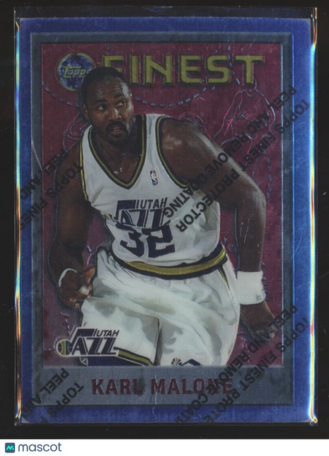 1995-96 FINEST UNPEELED KARL MALONE JAZZ