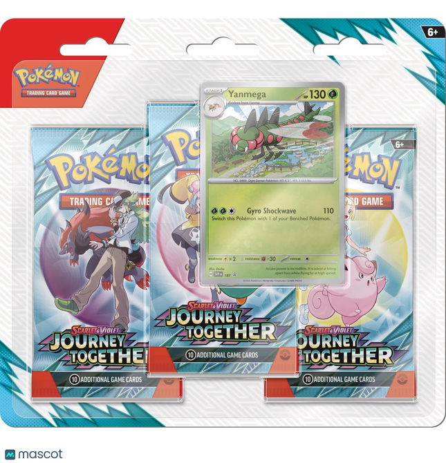 Pokemon Trading Card Game - Scarlet & Violet Journey Together 3 Pack Booster