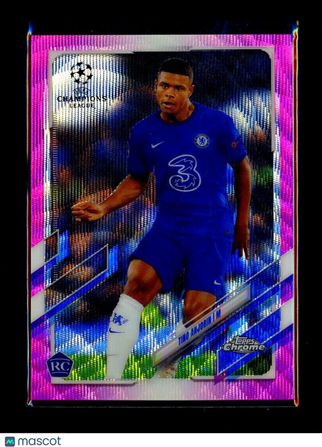 2020-21 TOPPS CHROME CL PINK WAVE ROOKIE TIMO ANJORIN CHELSEA