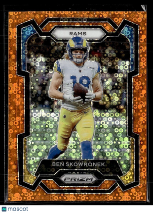 2023 PRIZM ORANGE ORBIT 163 Ben Skowronek - Los Angeles Rams