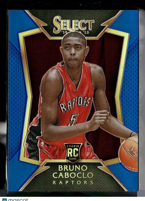 2014-15 SELECT BLUE /249 CONCOURSE ROOKIE BRUNO CABOCLO RAPTORS