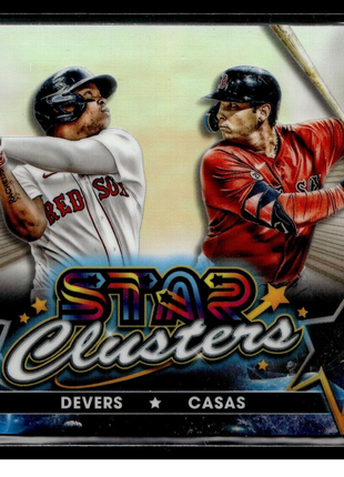 2023 TOPPS COSMIC CHROME STAR CLUSTERS DEVERS CASAS