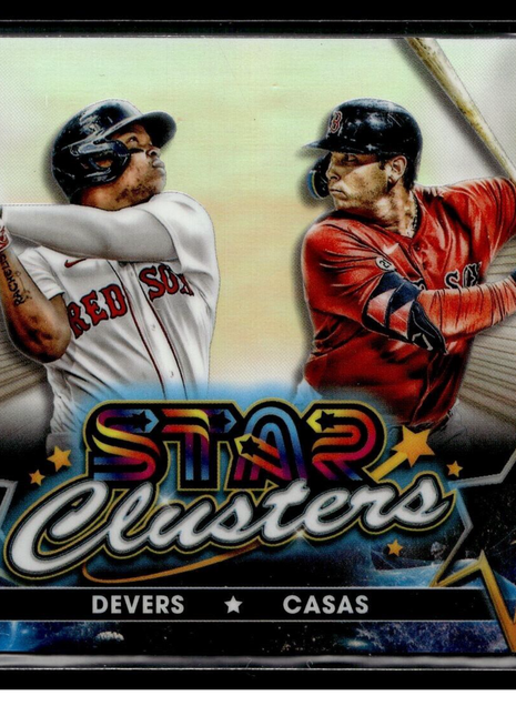 2023 TOPPS COSMIC CHROME STAR CLUSTERS DEVERS CASAS