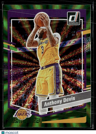 2023-24 DONRUSS GREEN SPIRAL 130 Anthony Davis Los Angeles Lakers