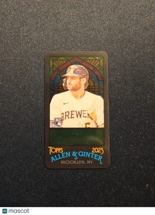 2023 Garrett Mtichell Allen & Ginter Stained Glass Mini Rc #117 Brewers