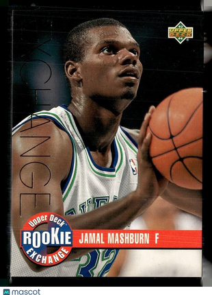 1993-94 UPPER DECK GOLD TRADE ROOKIE EXCHANGE JAMAL MASHBURN MAVERICKS