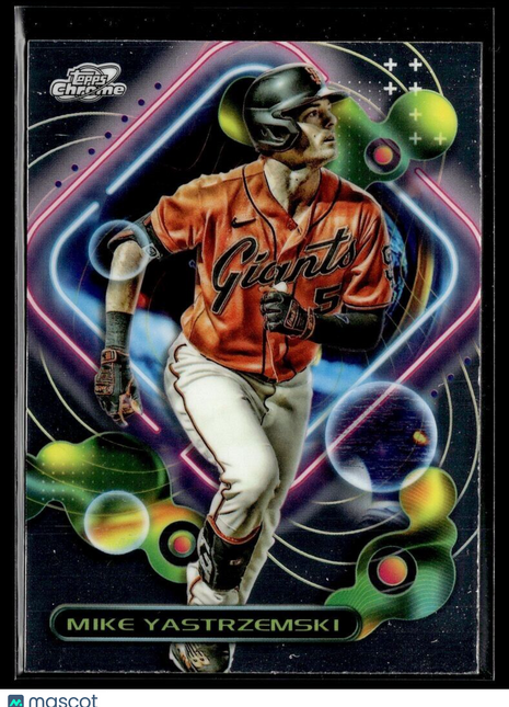 2023 TOPPS COSMIC CHROME 133 Mike Yastrzemski - San Francisco Giants