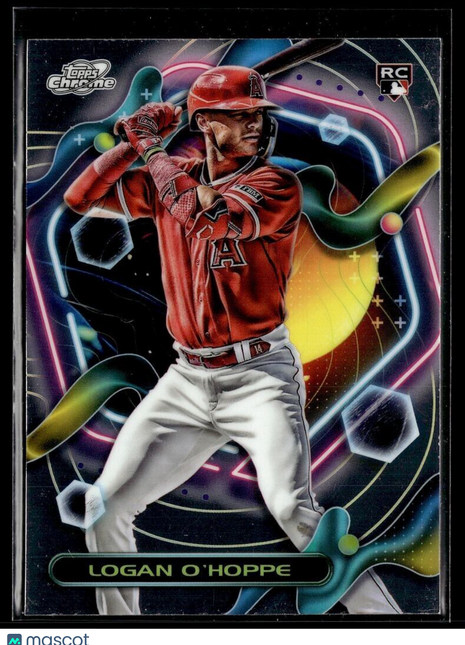 2023 TOPPS COSMIC CHROME 197 Logan O'Hoppe - Los Angeles Angels RC