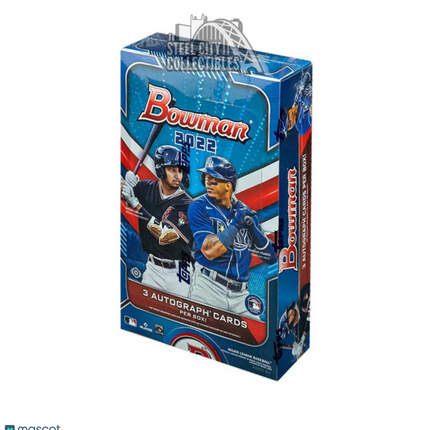 MLB 2022 Bowman Jumbo HTA Baseball Hobby Box