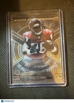2015 Topps Strata - Autographs #SA-TC Tevin Coleman /800 (AU, RC)