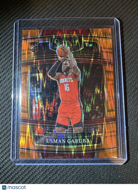 2021-22 Select Orange Shock USMAN GARUBA Rookie Houston Rockets #56