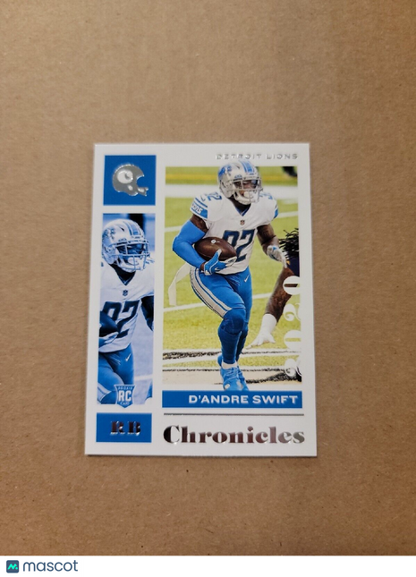 2020 D'andre Swift Panini Chronicles Rc Rooke #32 Lions Eagles