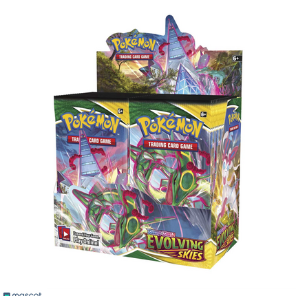 Pokemon Sword and Shield Evolving Skies Booster Display Box