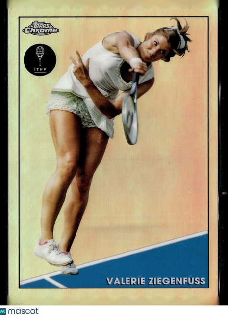 2021 TOPPS CHROME TENNIS REFRACTOR 71 Valerie Ziegenfuss