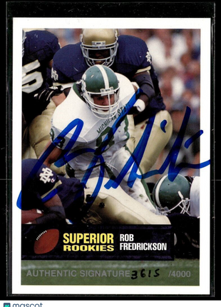 1994 SUPERIOR PIX ROOKIES /4000 AUTO ROB REDRICKSON MICHIGAN ST