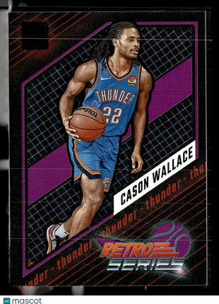 2023-24 DONRUSS PURPLE PRESS PROOF RETRO SERIES CASON WALLACE THUNDER