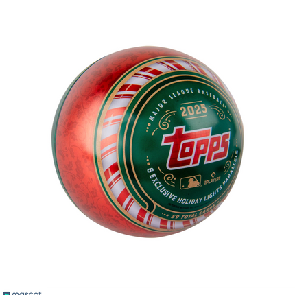 MLB 2025 Topps Holiday Baseball Tin