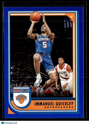 2022-23 NBA HOOPS BLUE 28 Immanuel Quickley - New York Knicks