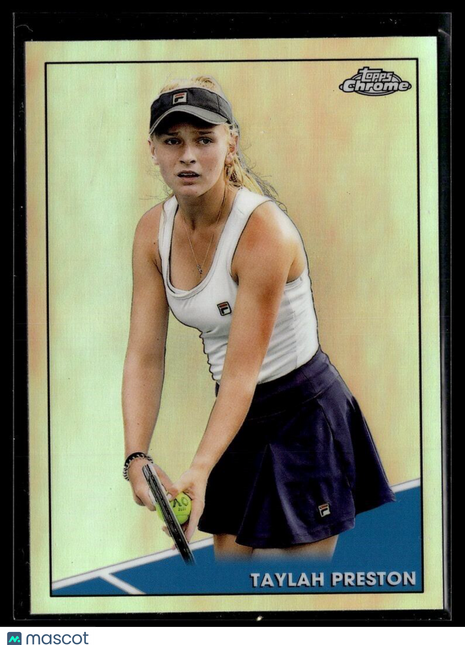 2021 TOPPS CHROME TENNIS REFRACTOR 72 Taylah Preston