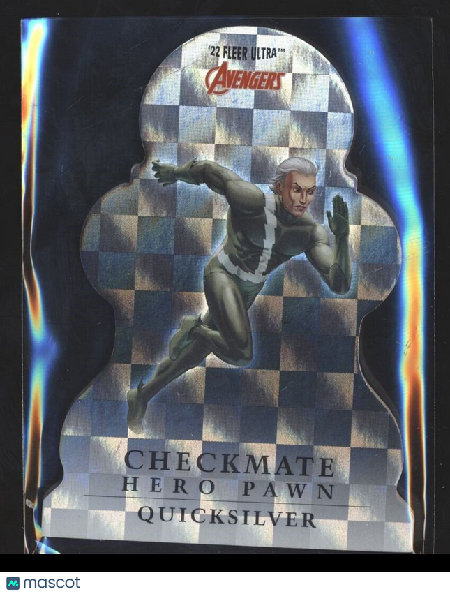 2022 FLEER ULTRA MARVEL AVENGERS CHECKMATE HERO PAWN QUICKSILVER