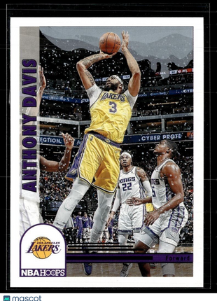 2022-23 NBA HOOPS WINTER PURPLE TRIBUTE 290 Anthony Davis - Los Angeles Lakers