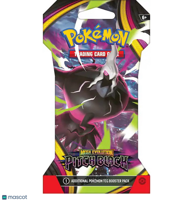Pokemon TCG: Mega Evolution - Pitch Black Sleeved Booster Pack