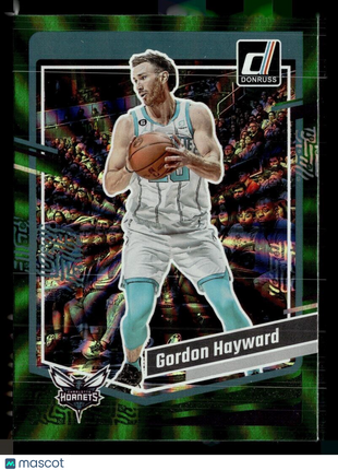 2023-24 DONRUSS GREEN SPIRAL 34 Gordon Hayward Charlotte Hornets