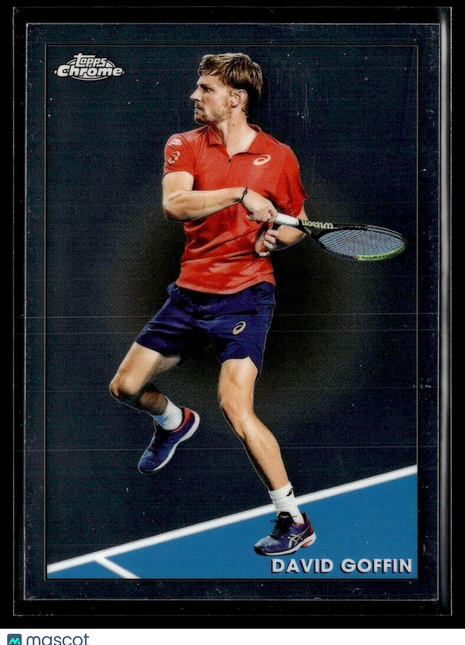 2021 TOPPS CHROME TENNIS 26 David Goffin
