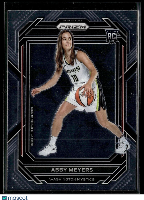 2023 PRIZM WNBA ROOKIE 143 Abby Meyers - Washington Mystics
