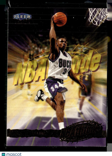 1998-99 FLEER ULTRA NBATTITUDE RAY ALLEN BUCKS