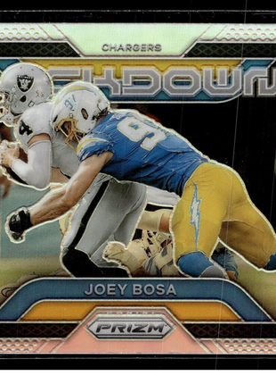 2023 PRIZM SILVER LOCKDOWN JOEY BOSA CHARGERS