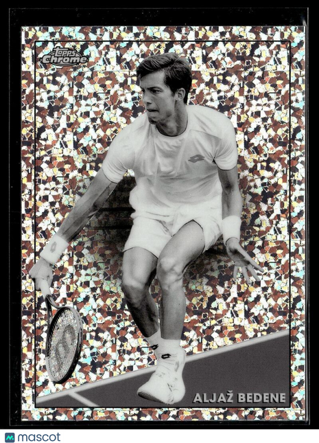 2021 TOPPS CHROME TENNIS BLACK WHITE MINI DIAMONDS 5 Aljaž Bedene