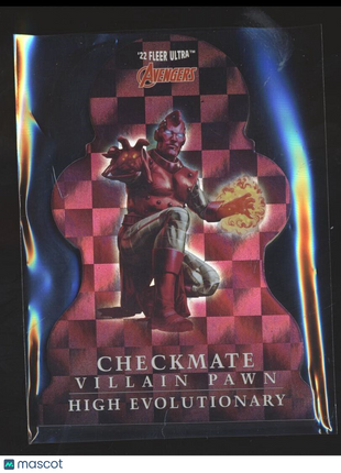 2022 FLEER ULTRA MARVEL AVENGERS CHECKMATE VILLIAN PAWN HIGH EVOLUTIONARY