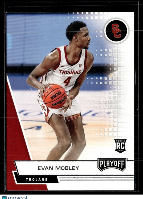 2021-22 CHRONICLES DRAFT PLAYOFF ROOKIE EVAN MOBLEY USC