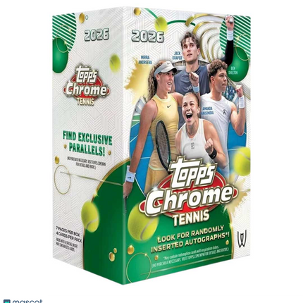 TENNIS 2026 Topps Chrome Tennis Value Box