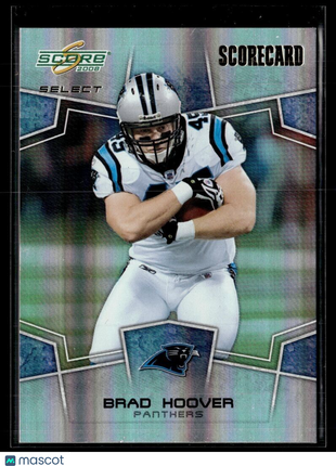 2008 SCORE SELECT SCORECARD /100 BRAD HOOVER PANTHERS