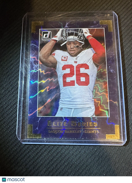 Donruss elite series Saquon Barkley