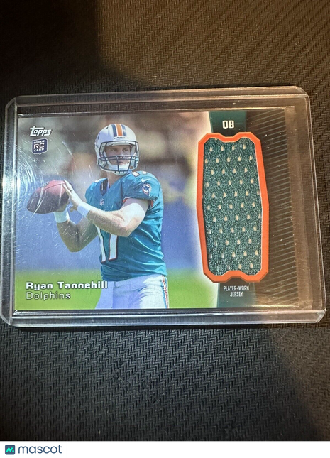 Ryan Tannehill 2012 Topps Rookie Jersey Relic RJR-RT Dolphins RC Titans Patch